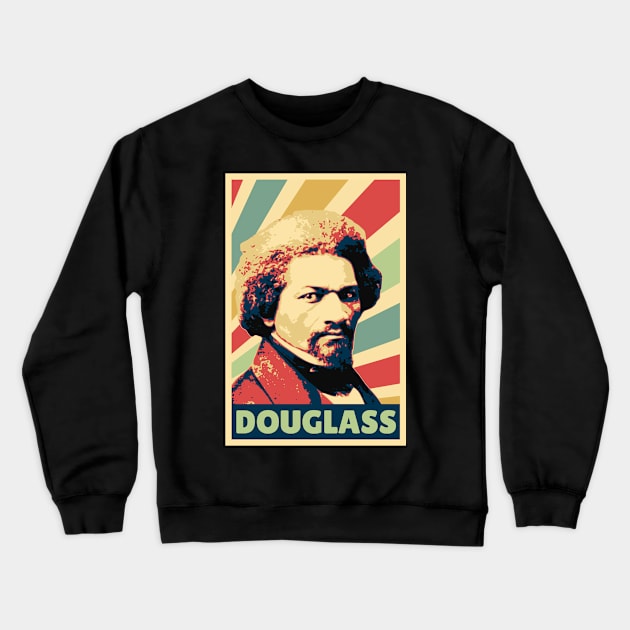 Frederick Douglass Vintage Colors Crewneck Sweatshirt by Nerd_art